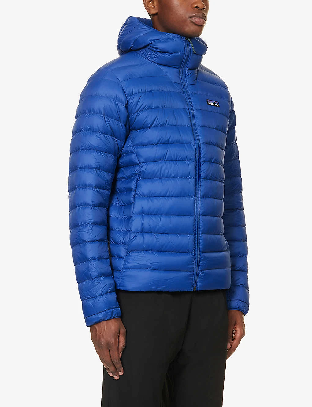 Patagonia Funnel-neck Padded Recycled Nylon-down Jacket - Image 3
