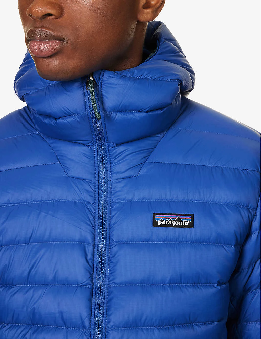 Patagonia Funnel-neck Padded Recycled Nylon-down Jacket - Image 5
