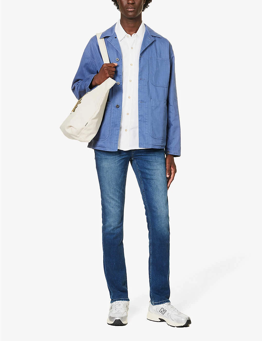 Paige Federal Straight-leg Mid-rise Stretch-denim Jeans - Image 2